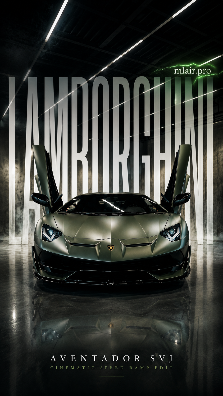Black supercar